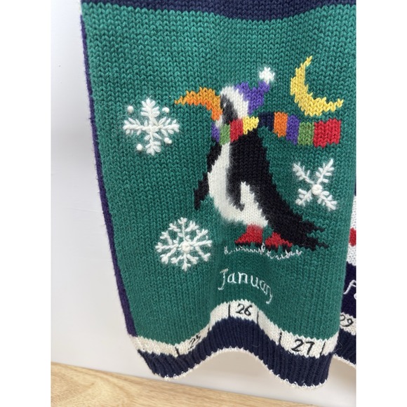 Design Options Cardigan Holiday Calendar Large Embroidered‎  Granny Core #32 - Picture 12 of 16